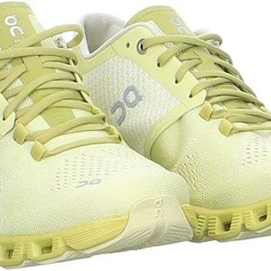 ON Women's Cloud X Sneakers, Glade/Citron, Yellow, 9 Medium US